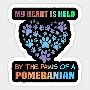 Love pomeranian Sticker